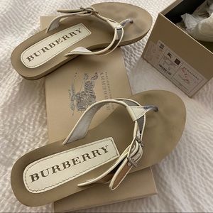 Burberry Icon Clip HouseCheck MasieFlat Thong
